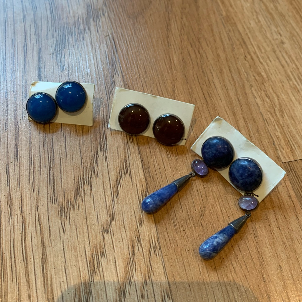 Bundle Of Vintage Earrings From The 80s